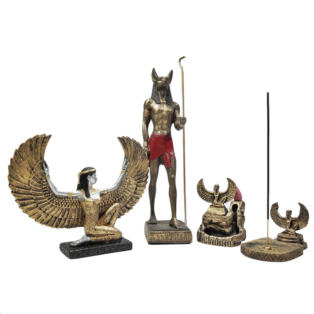 Anubis Isis Deuses Deusa Egito Egipcia + Incenso Vareta Cone
