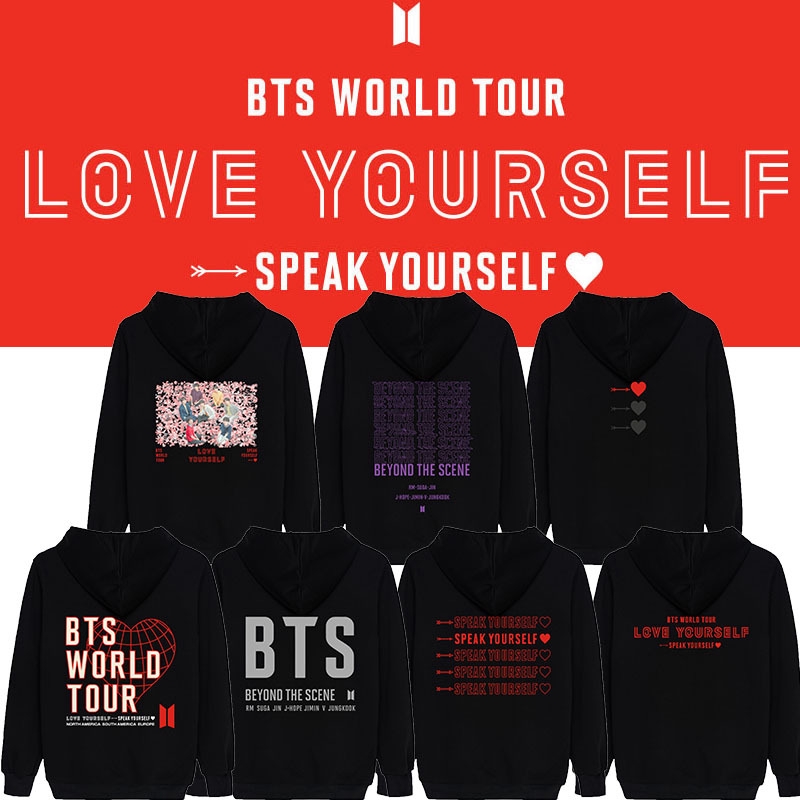 moletom bts love yourself tour