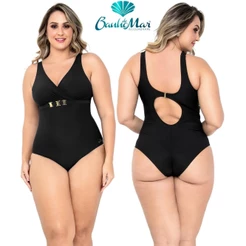 Maio Banho De Mar Forte Compressao Modela E Reduz Medidas Verao Moda Praia