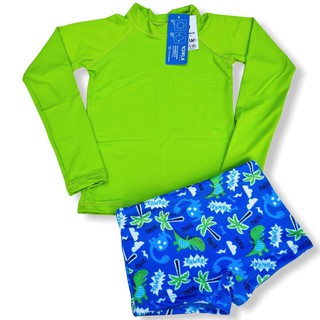 kit Praia Sunga Bebê Infantil Juvenil com Blusa Proteção Solar UV 50+ tamanho 01 ao 16