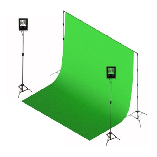 Suporte Fundo Infinito+2 Tripé Holofote+ Bolsa+chroma Key 3x2 +