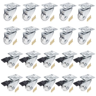 Kit 20 Rodízios Rodinhas Para Móveis 35mm 10 Com Trava E 10 Sem Trava em Oferta na Shopee
