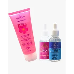 Kit Sérum Dia/Noite + Sabonete Rosa Mosqueta PhálleBeauty