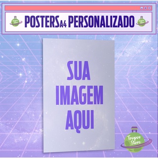 Poster A4 Personalizado - Leia a descrição