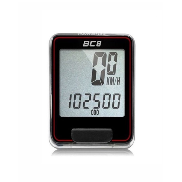 Velocímetro Digital Bike Bc8 8 Funções C/ Fio Echowell Top!