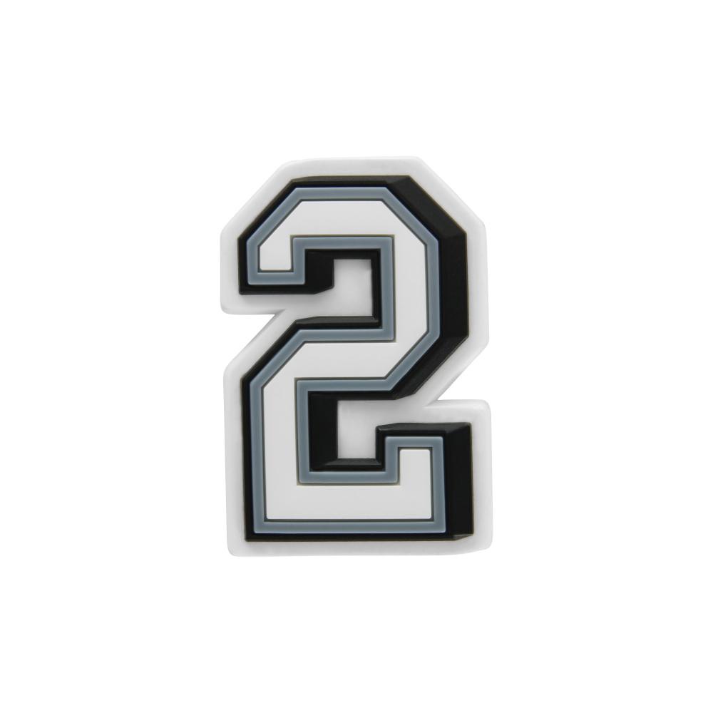 Jibbitz charm numero 2 unico