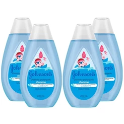 Kit com 4 Shampoo Johnson's Baby Cheirinho Prolongado 200ml cada