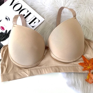 Sutiã Plus Size Com Bojo Soutien Reforçado com Alças Largas Super Confortável em Cores Lisas em Oferta na Shopee