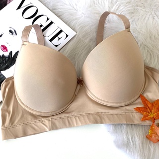 Sutiã Plus Size Com Bojo Soutien Reforçado com Alças Largas Super Confortável em Cores Lisas Sutien com Base e Lateral Extra