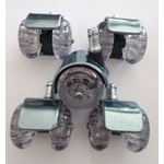 RODIZIO PARA CADEIRA DE ESCRITÓRIO CROMADO RODA DE GEL KIT  S91 A MF ATÉ 160 KGS