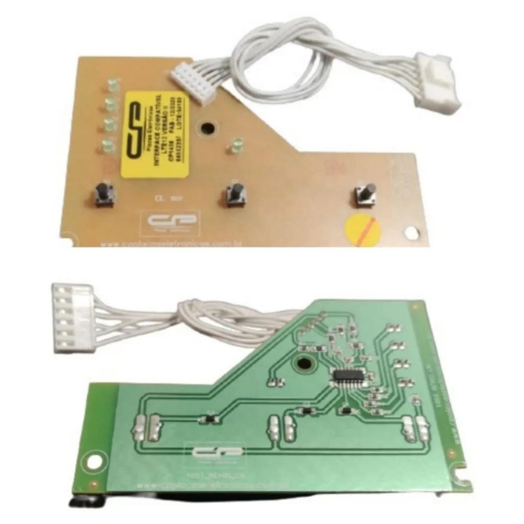 Placa Interface para lavadora de Roupas  Lte 12 Versão 02 64502207 Bivolt
