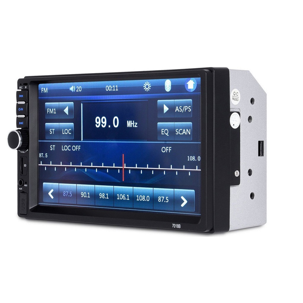 Radio Central Multimidia Mp5 2 Din tela toutch com  Fm + usb + Bluetooth + Espelhamento