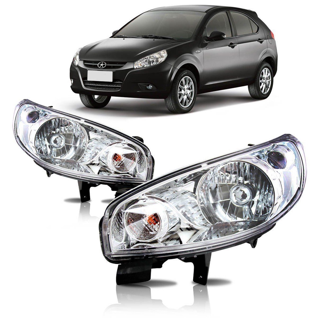 Par Farol J3 2011 2012 2013 Cromado em Oferta na Shopee