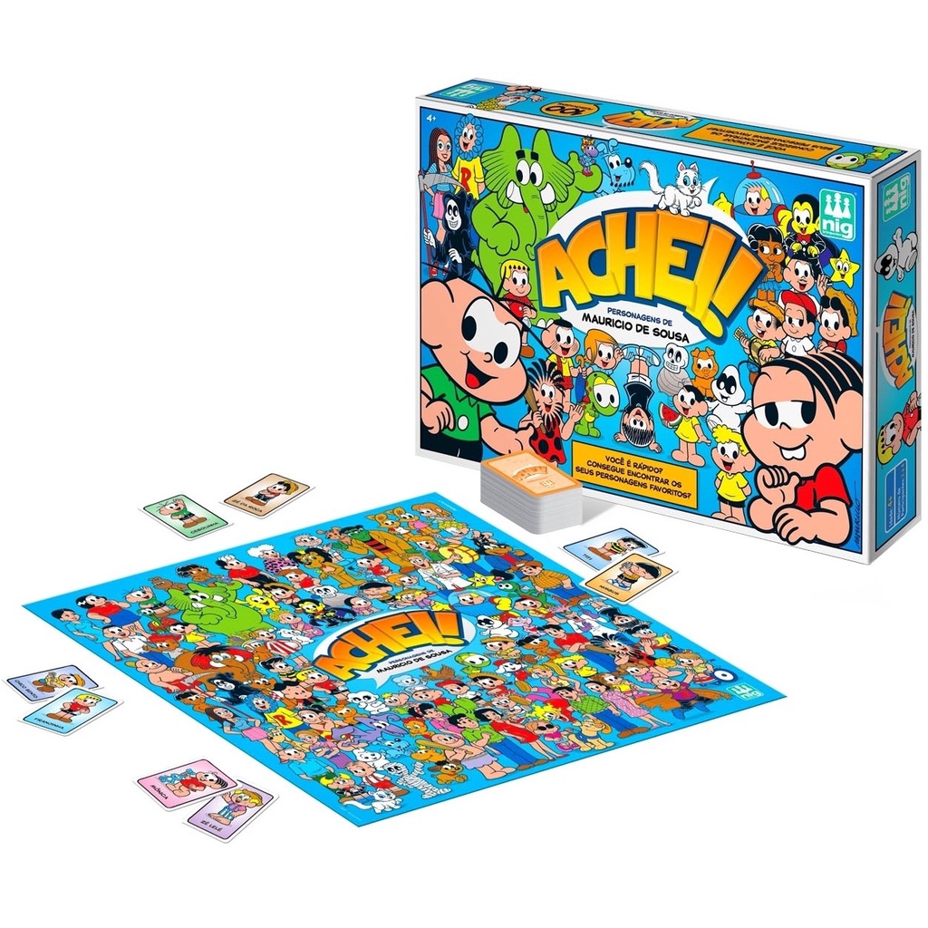 Jogo Achei Turma Da Monica Infantil Lince Nig Brinquedos