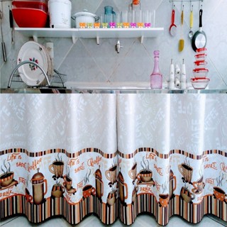 CORTINA PARA PIA DE COZINHA  ESTAMPADA   1,45  x  0,70 100% Tecido Promoção em Oferta na Shopee