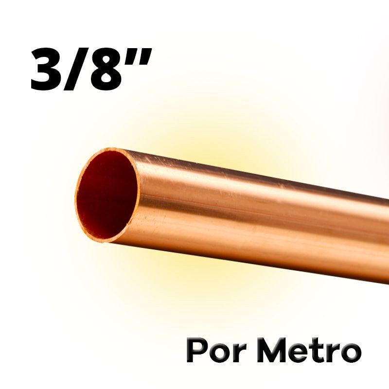 Tubo Cano Cobre Cano 3/8 Flexível Por Metro