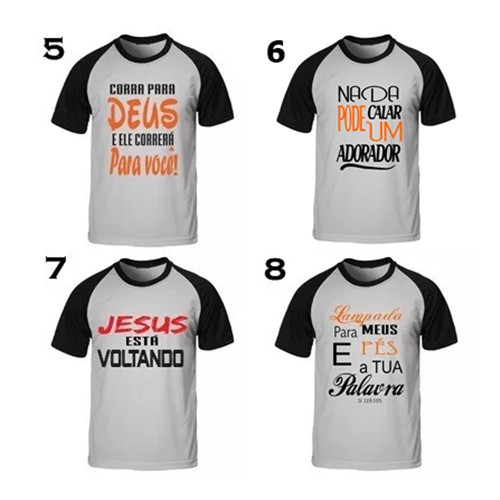 camisetas com frases evangelicas para revenda