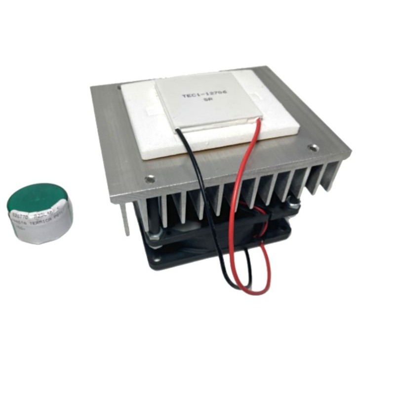 kit Refrigeração 12V - Dissapador + Pastilha Peltier + Cooler 12V + Junta isolante e Pasta Térmica