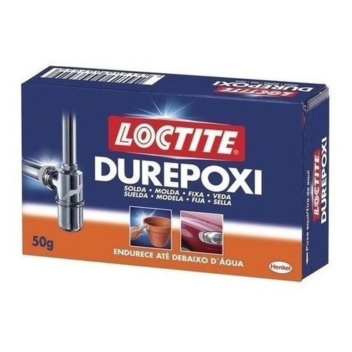 Massa Adesiva Epóxi Durepoxi 50g Loctite Henkel Cola