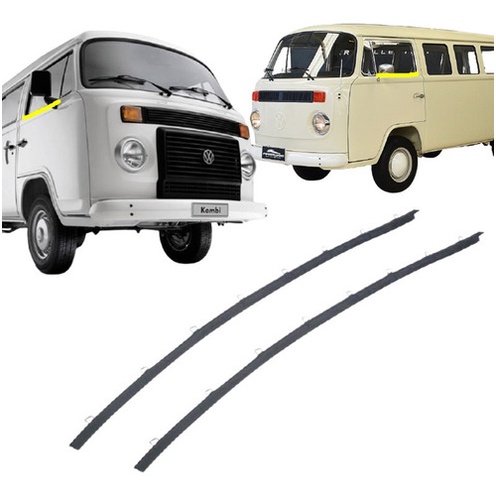 Kit Borracha Vidro Pestana Interna Kombi 76 A 13 C/arame em Oferta na Shopee