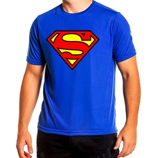 Camiseta Super man Heróis 100% algodão conforto e estilo séries geek em Oferta na Shopee