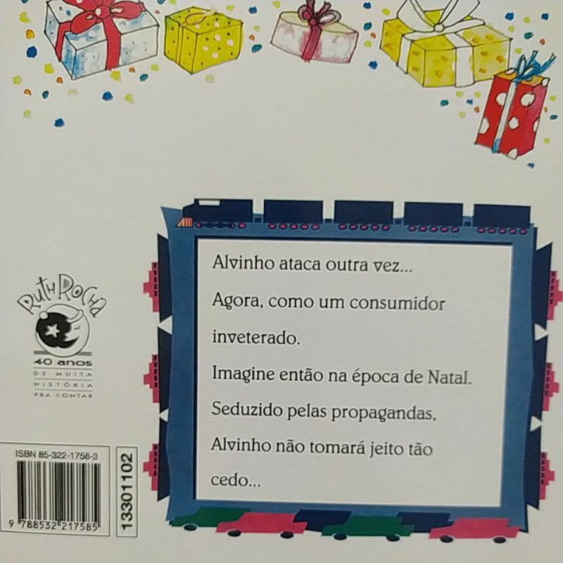 Alvinho e os presentes de natal. Ruth Rocha | Shopee Brasil