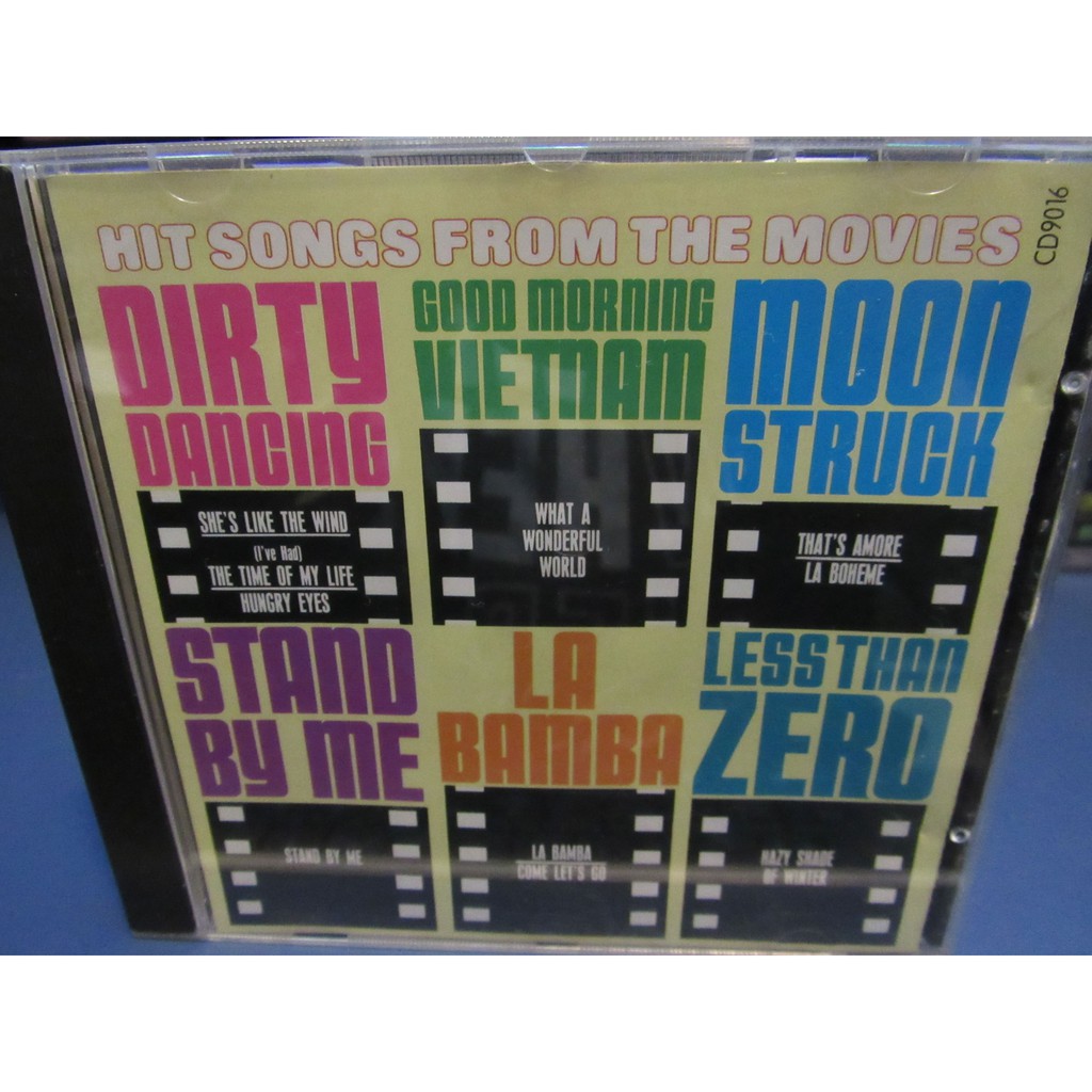 CD Hit Songs From The Movies Dirty Dancing Stand By Me La Bamba