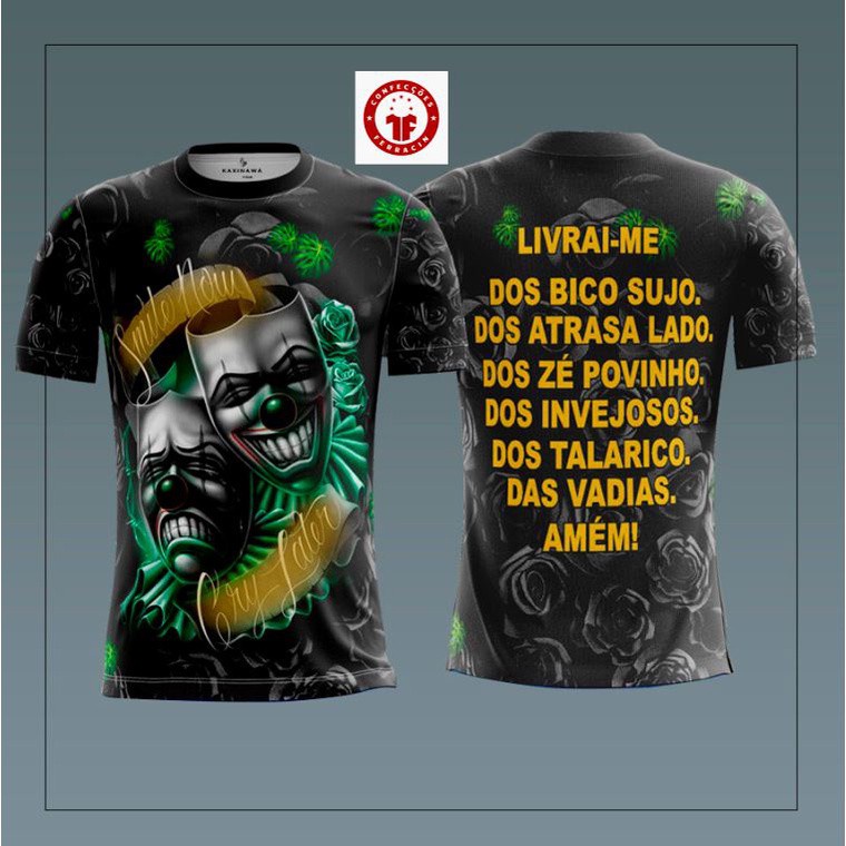 Camisa Camiseta De Quebrada Chora Agora Ri Depois Favela Shopee Brasil