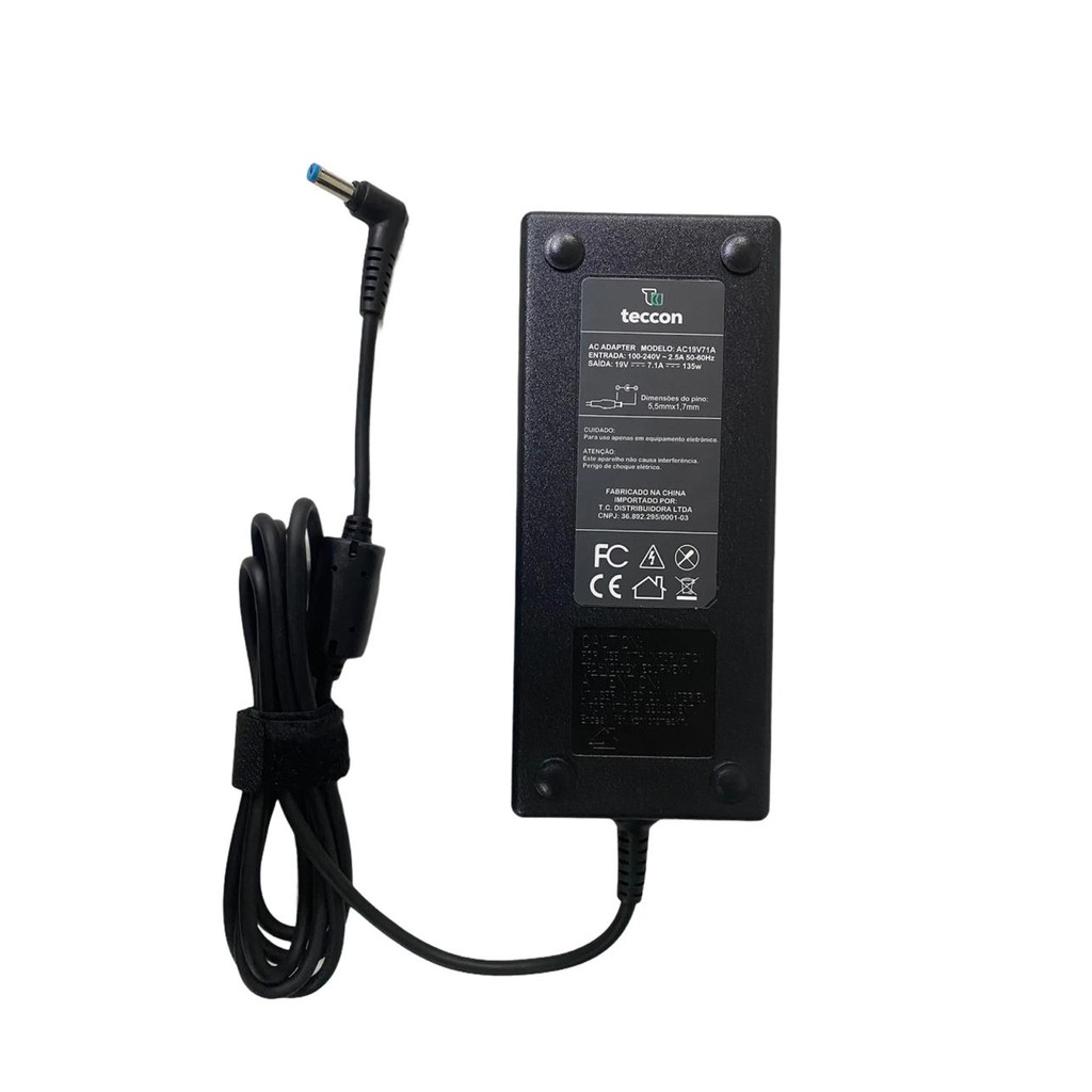 Fonte Carregador Para Acer Predator Nitro 5 19v 7,1a 135w