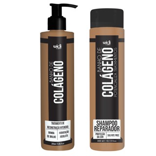 Kit Widi Care Banho De Colágeno Máscara 280ml Shampoo Reparador 300ml em Oferta na Shopee
