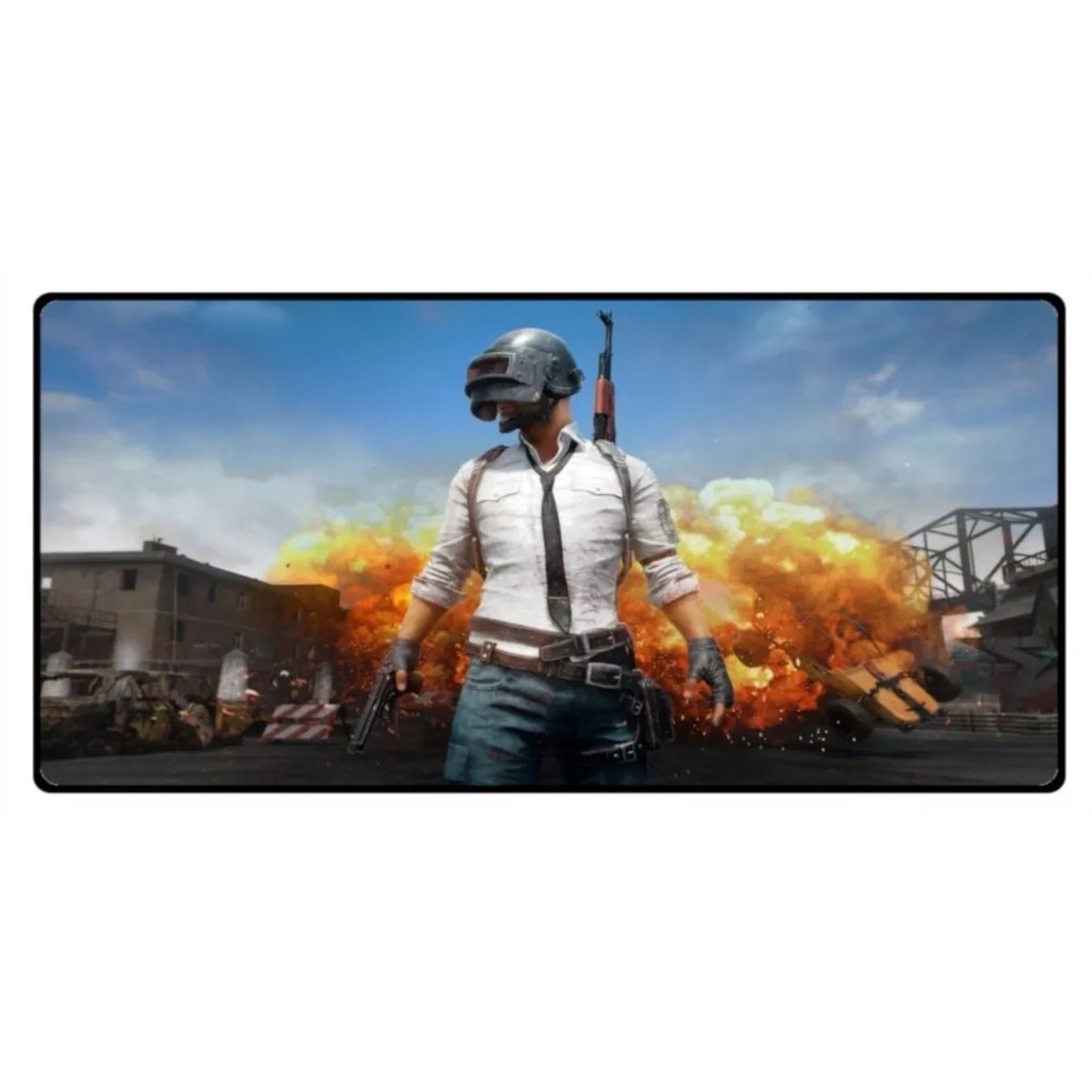 Mouse Pad Gamer Extra Grande Tema PUBG Battlegrounds 70X35cm