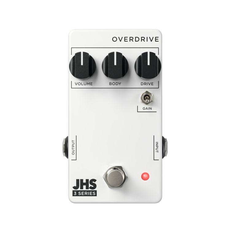 Pédale Overdrive Préampli Guitare JHS - Réplique DOD 250 Vintage - Contrôles Gain Et Volume - Switch Sliding