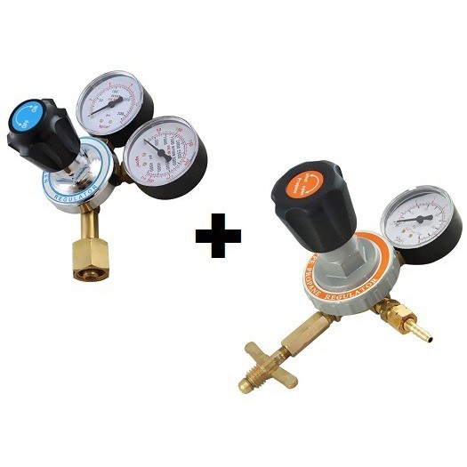 Kit Manômetro Regulador De Pressão Oxigênio E Glp+mangueira