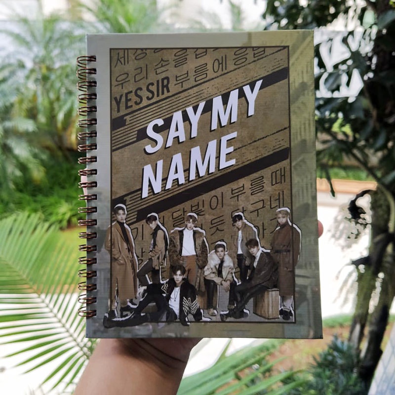 Caderno Espiral Moderne A5 - KPOP - Monsta X, Blackpink, Twice, Sf9, Got7, Pentagon, Atezz, Bigbang, Seventeen, Loona