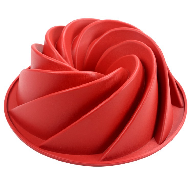 Forma De Silicone Vazada Espiral Bolo Pudim 23 Cm em Oferta na Shopee