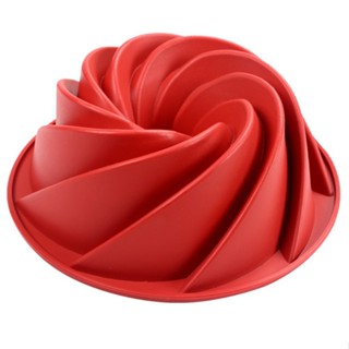 Forma De Silicone Vazada Espiral Bolo Pudim 23 Cm em Oferta na Shopee