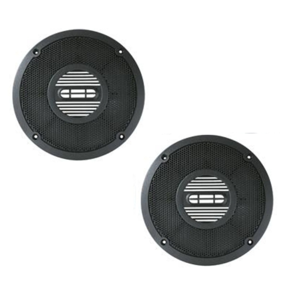 Par Tela Alto Falante 6" Permak Plastico Proteção Porta	 em Oferta na Shopee