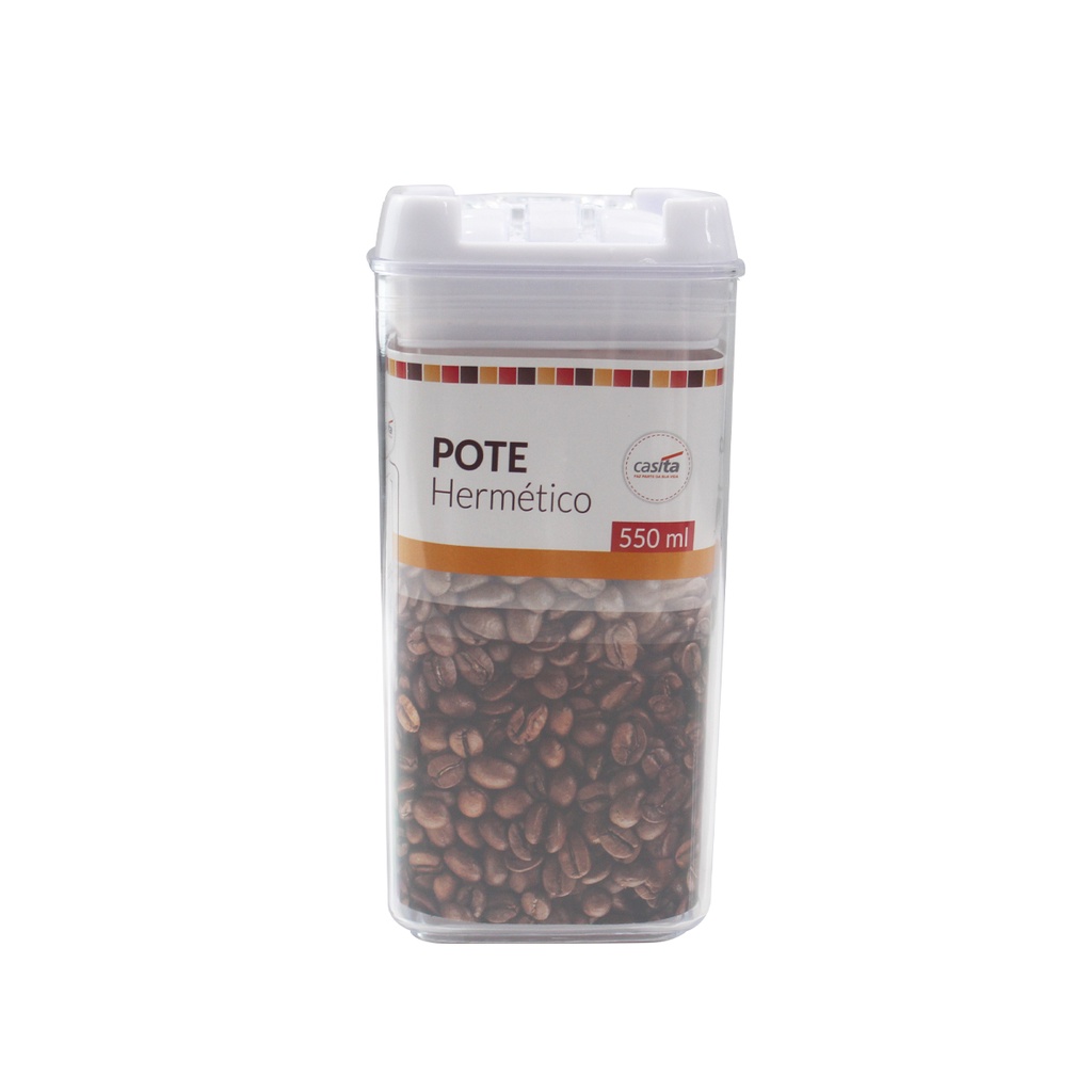 Pote Hermético para Mantimentos 550ml - Casita