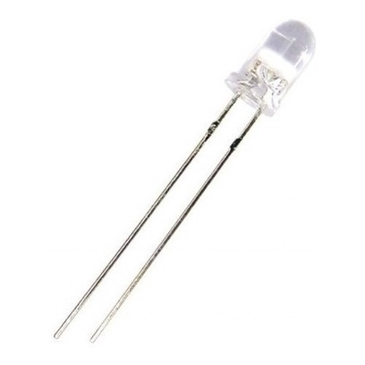 100 Peças - Led Alto Brilho 5mm Azul Transp 10000-15000mcd