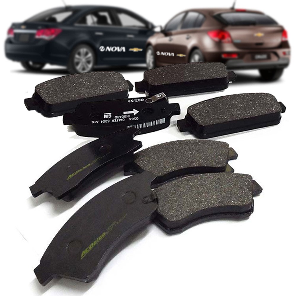 Jogo Pastilhas Freio Dianteiras Traseiras Cruze 2012 A 2016 em Oferta na Shopee