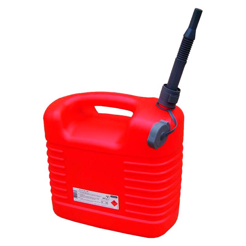 Galão em Polietileno 10 Litros para Gasolina Vermelho com Extensor e Tampa 2139 BREMEN