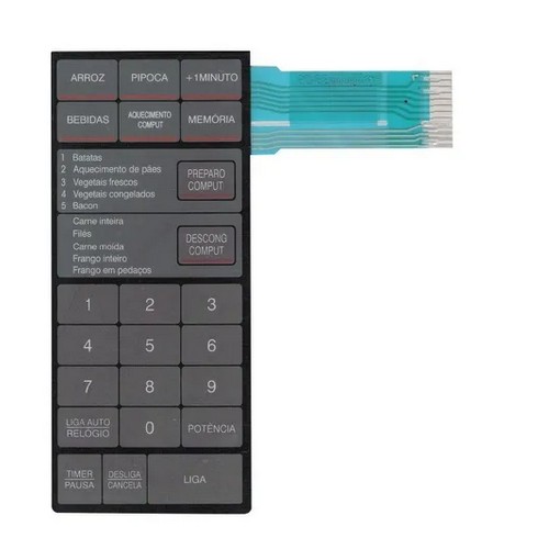 Membrana Teclado Microondas Sharp Rb 5a43 / 4a43 / 5a53