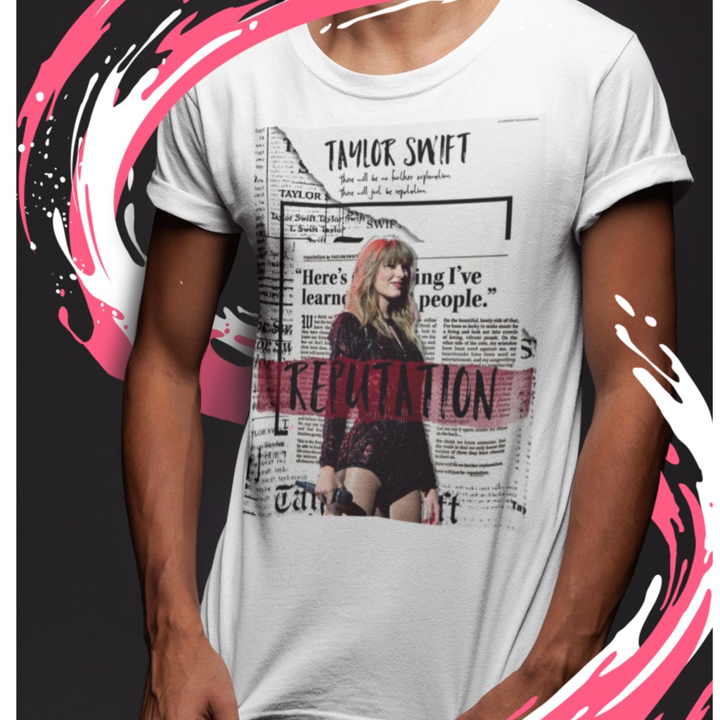unforgivable squeeze Low Camiseta Taylor Swift Reputation - Unissex E Baby Look 100% Poliéster |  Shopee Brasil