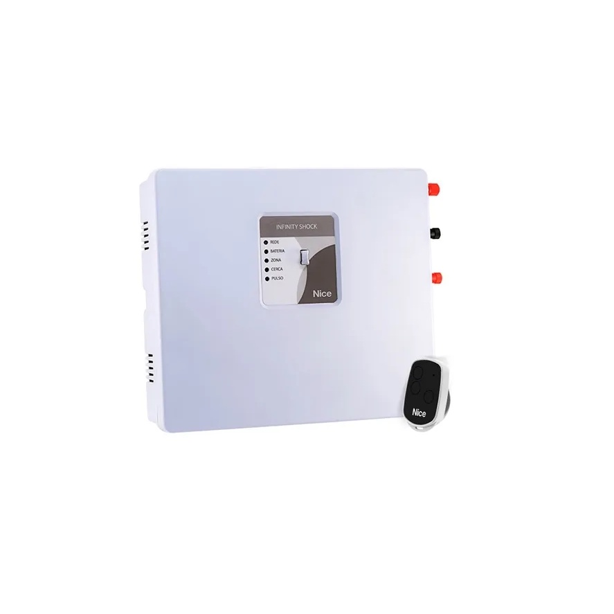 Central Cerca Elétrica industrial Infinity Shock Genno 12.000V Alarme Integrado Bivol