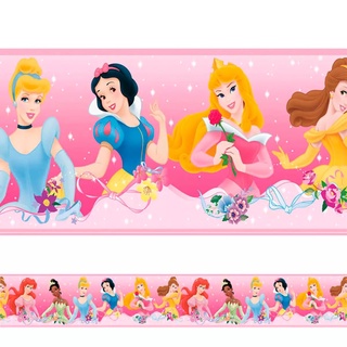 FAIXA DECORATIVA ADESIVA QUARTO INFANTIL PRINCESAS