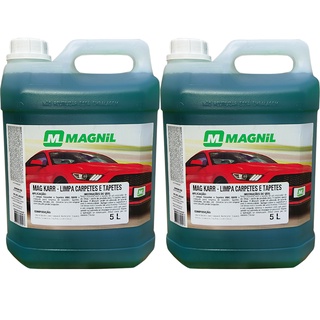 Produto Para Limpar Sofá Banco Auto Mag Karr 5 Litros Magnil - 2 Unidades