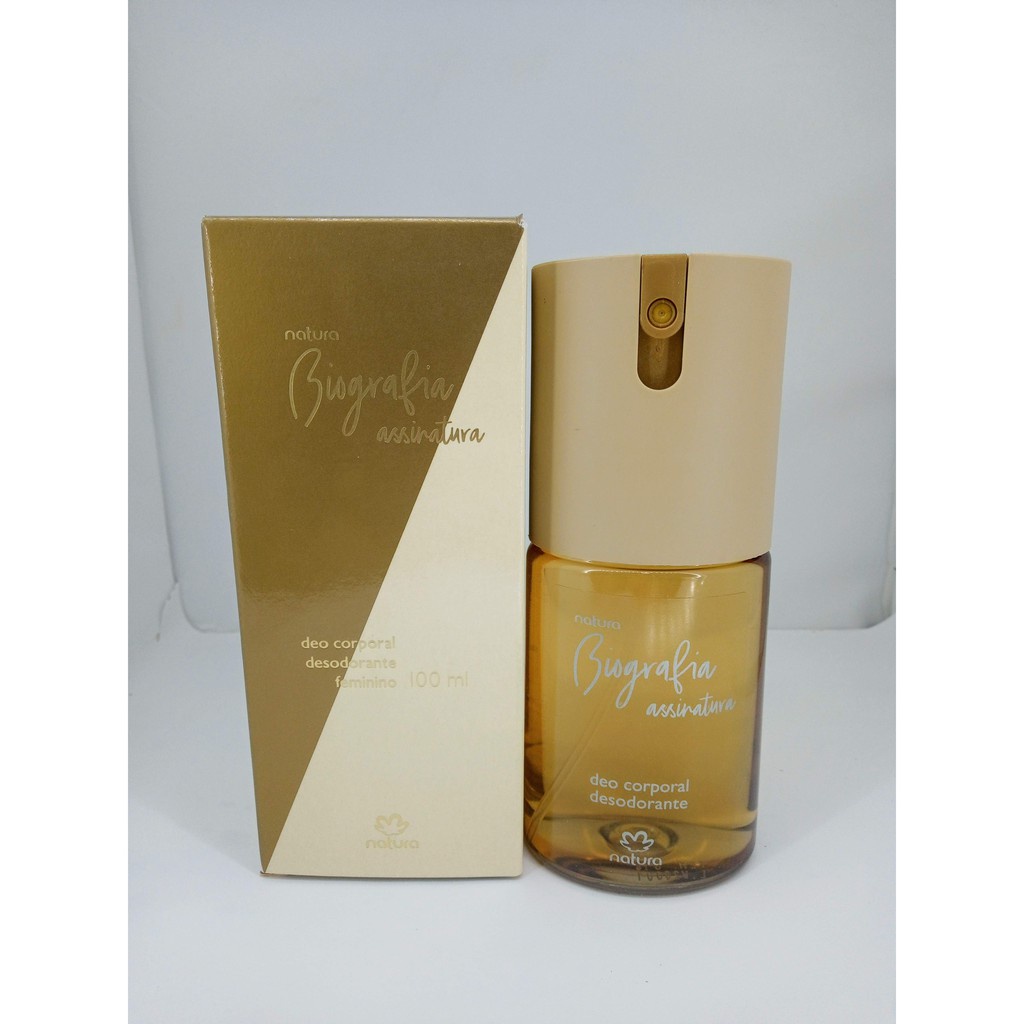 Desodorante Corporal Natura Biografia Assinatura Feminino 100ml | Shopee  Brasil