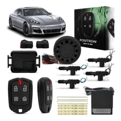Kit Alarme Positron EX360 Universal + Trava Elétrica 4 Portas