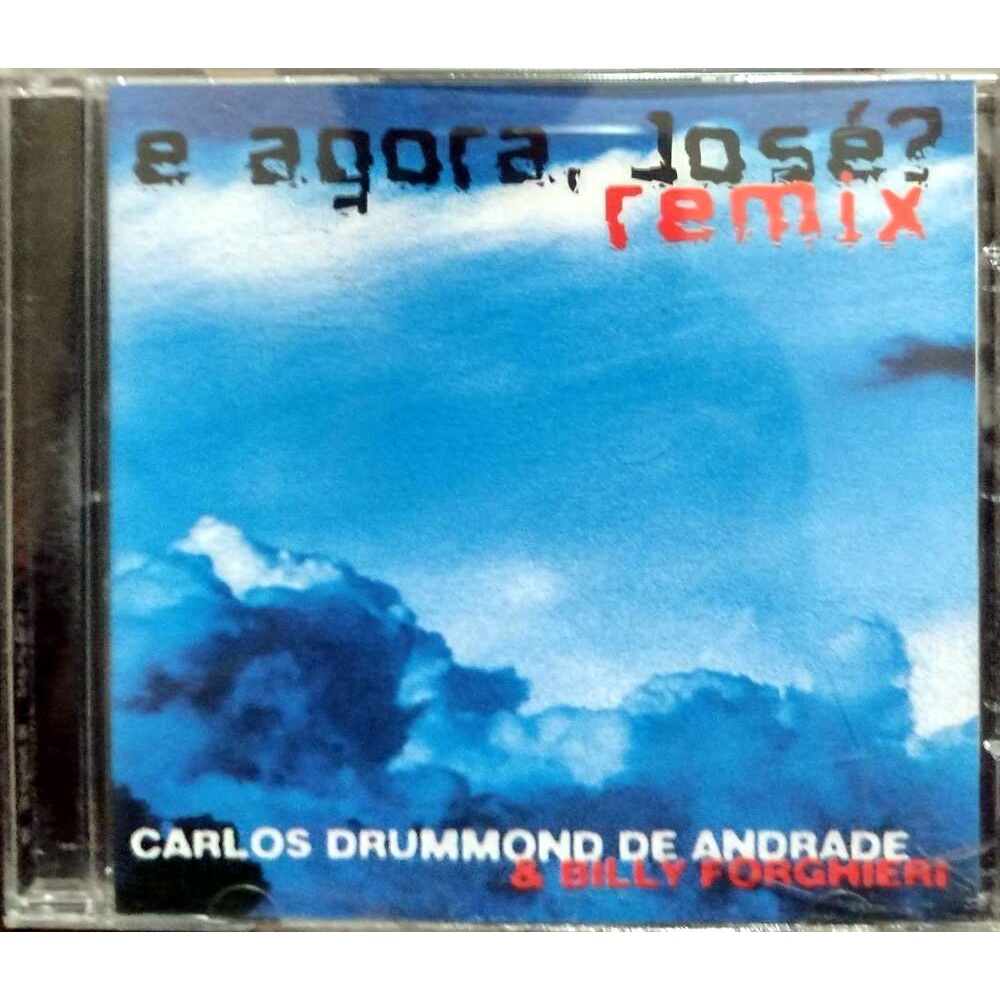 Cd Drummond de Andrade Billy Forghieri e Agora José? Remix / semi novo