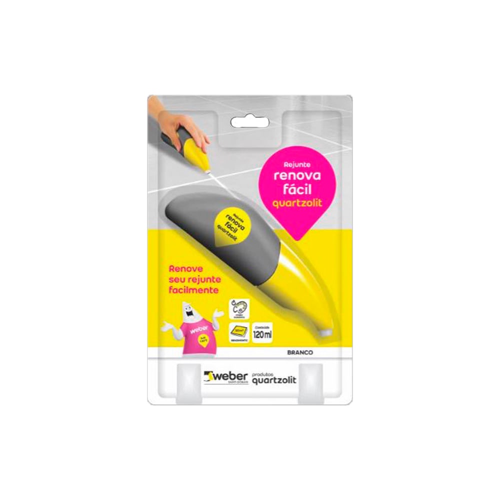 Rejunte Acrilico Quartzolit Renova Facil 120ml em Oferta na Shopee